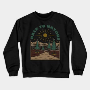 BACK TO NATURE Crewneck Sweatshirt